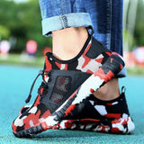 Max camouflage color safety work shoes Camouflage Red 47