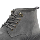 Max 1 Pair High Labor Insurance Shoes Men Steel Head Anti-slip Electric Welder 40 gray