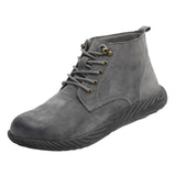Max 1 Pair High Labor Insurance Shoes Men Steel Head Anti-slip Electric Welder 40 gray