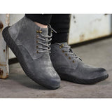Max 1 Pair High Labor Insurance Shoes Men Steel Head Anti-slip Electric Welder 40 gray