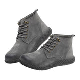 Max 1 Pair High Labor Insurance Shoes Men Steel Head Anti-slip Electric Welder 40 gray
