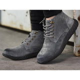 Max 1 Pair High Labor Insurance Shoes Men Steel Head Anti-slip Electric Welder 40 gray