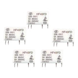 Max 5 Pieces Relay 5A 30VDC 250VAC 4 pin Subminiature Ultrathin High Sensitivity