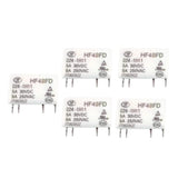 Max 5 Pieces Relay 5A 30VDC 250VAC 4 pin Subminiature Ultrathin High Sensitivity