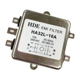 Max Single Phase AC EMI Power Filter, HA32L-10A 10Amp 250V 50Hz/60Hz
