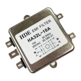 Max Single Phase AC EMI Power Filter, HA32L-10A 10Amp 250V 50Hz/60Hz
