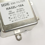 Max Single Phase AC EMI Power Filter, HA32L-10A 10Amp 250V 50Hz/60Hz