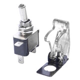 Max Rocker Toggle Switch Truck Illuminated Switch w/ Cover 12V20A Waterproof white