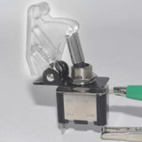 Max Rocker Toggle Switch Truck Illuminated Switch w/ Cover 12V20A Waterproof white