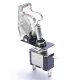 Max Rocker Toggle Switch Truck Illuminated Switch w/ Cover 12V20A Waterproof white