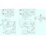Max SRC Cylinder 90 Degree Rotary Clamping Cylinder Pressure Corner SRC50-90- R