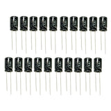 Max Maxb 20pcs 10uf 250V Aluminum Electrolytic Capacitor Adapter Filter Capacitor