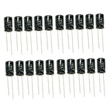 Max Maxb 20pcs 10uf 250V Aluminum Electrolytic Capacitor Adapter Filter Capacitor