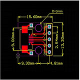 Maxbell Type B Female USB to DIP 2.54mm PCB Board Adapter Converter for Arduino