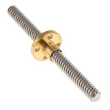 Max 1pc Stainless Steel 3D Printer Accs Lead Screw Rod Copper T8-D8 2-150mm