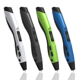 Max Maxb 3D Printing Drawing Pen Crafting Modeling PLA/ABS Filament Art Printer White