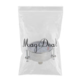 Maxbell Pressure Gauge, Stainless Steel Case, Liquid Filled, Back Mount 0-300psi