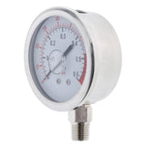 Maxbell Radial Pressure Gauge Air Water Oil Pressure Gauge Hydraulic 1 / 4G 0.6MPa