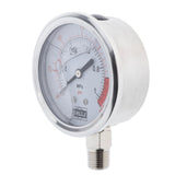 Maxbell Radial Pressure Gauge Air Water Oil Pressure Gauge Hydraulic 1 / 4G 1MPa