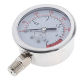 Maxbell Radial Pressure Gauge Air Water Oil Pressure Gauge Hydraulic 1 / 4G 2.5MPa