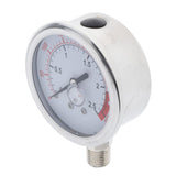 Maxbell Radial Pressure Gauge Air Water Oil Pressure Gauge Hydraulic 1 / 4G 2.5MPa