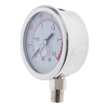 Maxbell Radial Pressure Gauge Air Water Oil Pressure Gauge Hydraulic 1 / 4G 2.5MPa