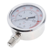 Maxbell Radial Pressure Gauge Air Water Oil Pressure Gauge Hydraulic 1 / 4G 3MPa
