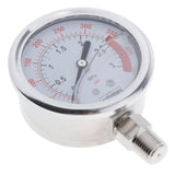Maxbell Radial Pressure Gauge Air Water Oil Pressure Gauge Hydraulic 1 / 4G 3MPa