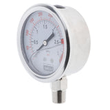 Maxbell Radial Pressure Gauge Air Water Oil Pressure Gauge Hydraulic 1 / 4G 3MPa