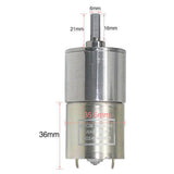 Max Maxb JGB37-3530 Full Metal Turbo Worm Reduction Gear Motor w/ GearBox 12V 270rpm