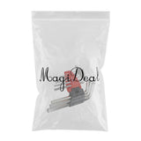 Maxbell 9pcs L-shaped Hexagonal Safety Hand Wrench Screwdriver Flat Head End Extra Long