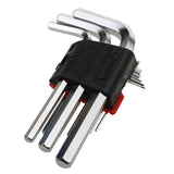 Maxbell 9pcs L-shaped Hexagonal Safety Hand Wrench Screwdriver Flat Head End Extra Long