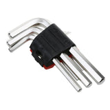 Maxbell 9pcs L-shaped Hexagonal Safety Hand Wrench Screwdriver Flat Head End Extra Long