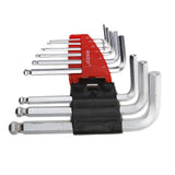Maxbell 9pcs L-shaped Hexagonal Safety Hand Wrench Screwdriver Ball End Extra Long