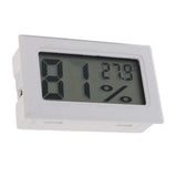 Maxbell Temperature Humidity Sensor Meter DC 1.5V White