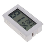 Maxbell Temperature Humidity Sensor Meter DC 1.5V White