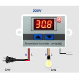 Maxbell Digital LED Thermostat Temperature Controller 10A XH-W3001 220V Switch