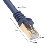 Maxbell CAT8 Ethernet Patch Cable Internet Network Cable with RJ45 Connector 1m