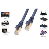 Maxbell 1x CAT8 Ethernet Patch Cable Internet Network Cable with RJ45 Connector 15m