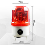 Maxbell LED Warning Light Rotating Beacon Emergency Warning Lighting 110db red