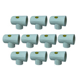 Maxbell 10 x Reducer Tee PPR Water Pipe Fittings Connectors for Water Supply T32x25