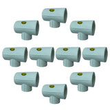 Maxbell 10 x Reducer Tee PPR Water Pipe Fittings Connectors for Water Supply T32x25