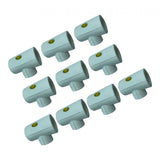 Maxbell 10 x Reducer Tee PPR Water Pipe Fittings Connectors for Water Supply T32x25