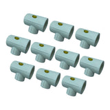 Maxbell 10 x Reducer Tee PPR Water Pipe Fittings Connectors for Water Supply T32x25