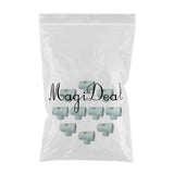 Maxbell 10 x Reducer Tee PPR Water Pipe Fittings Connectors for Water Supply T32x25