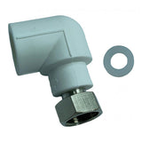 Maxbell PPR Connector Hot Melt Pipe Connector Fittings 1-2inch angle  B 25cm