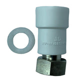 Maxbell PPR Connector Hot Melt Pipe Connector Fittings 3-4inch straight  C 25cm