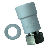 Maxbell PPR Connector Hot Melt Pipe Connector Fittings 3-4inch straight  C 25cm