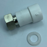 Maxbell PPR Connector Hot Melt Pipe Connector Fittings 3-4inch straight  C 25cm