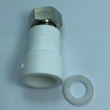 Maxbell PPR Connector Hot Melt Pipe Connector Fittings 3-4inch straight  C 25cm